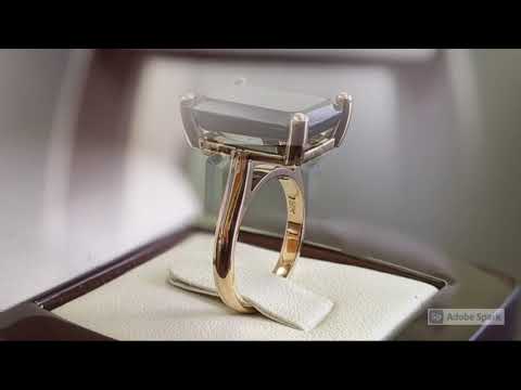 11 29ct Black Diamond Set in 18K Yellow Gold Engagement Ring