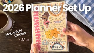 How I’m Setting Up My Hobonichi Cousin for 2026 | Functional Planning as a SAHM