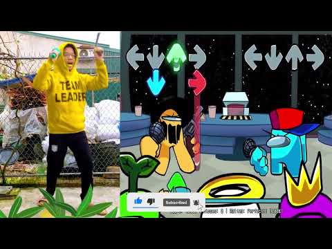 Friday Night Funkin' VS Yellow Impostor, Sheriff Showdown FULL WEEK 1 + Cutscenes (FNF IRL)