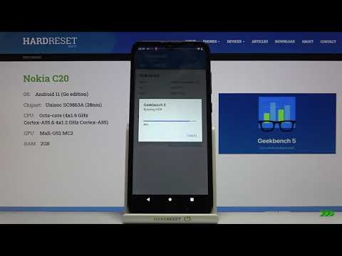 Nokia C20 Geekbench 5 CPU Measure TEST