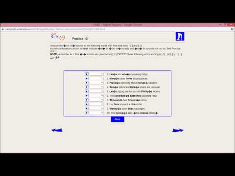 PHASE 1 “Practice your pronunciation”