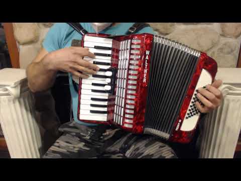 7678 - Red Walther Teeny 48 Weltmeister Perle Piano Accordion MM 26 48 $999