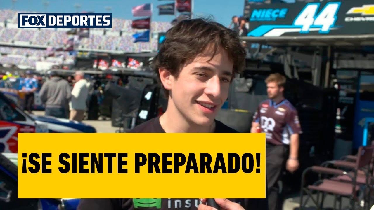 💪🇲🇽 ¡SE SIENTE PREPARADO! | El mexicano Andrés Pérez de Lara está listo para Daytona 500 | NASCAR