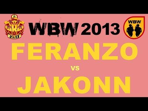 Feranzo 🆚 Jakonn 🎤 WBW 2013 el.2 (freestyle rap battle)