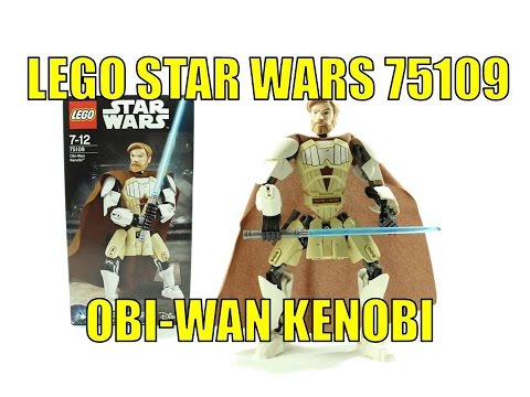LEGO STAR WARS BUILDABLE ACTION FIGURES 75109 OBI-WAN KENOBI UNBOXING & REVIEW Video