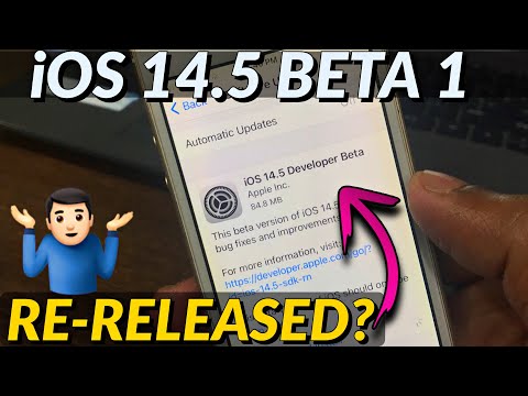 iOS 14.5 Beta 1 Re-released I iOS 14.5 Beta 1 update 2 I What's new in iOS 14.5 Beta 1 Version 2