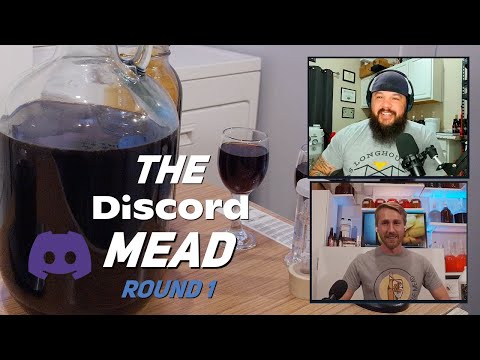 Discord Mead: Round 1 (Black Mead with Orange Zest & Vanilla)