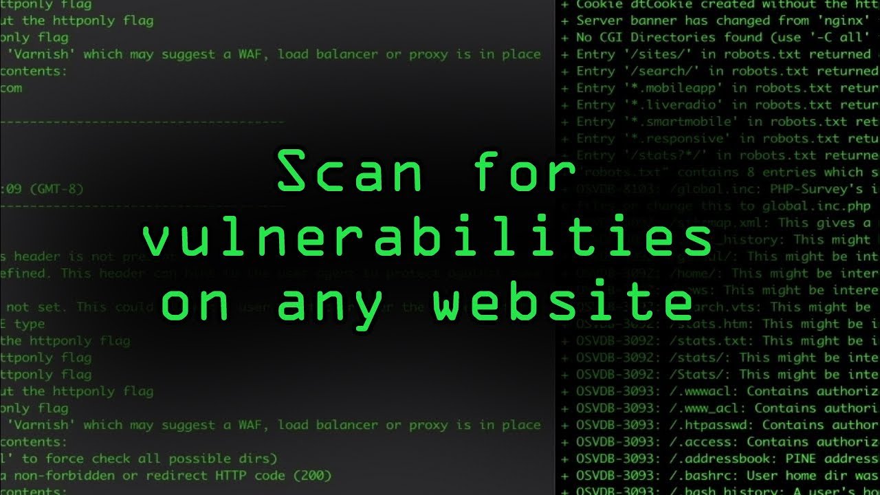 Scan Any Website for Vulnerabilities with Nikto