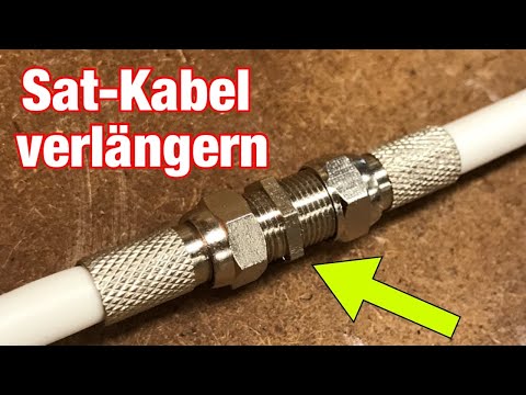 Attaching an F-connector: TRICK! Connecting/extending coaxial cables! Connecting satellite cables...