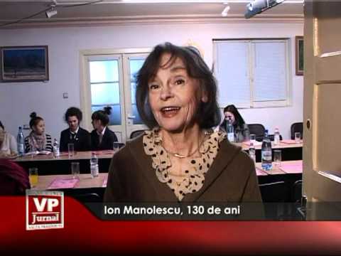 Ion Manolescu, 130 de ani