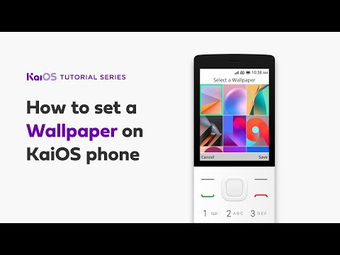 How to set a wallpaper on KaiOS phone