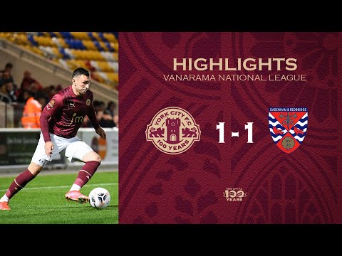 📺 Late Sanders goal rescues draw for dominant City | York City 1-1 Dagenham & Redbridge | HIGHLIGHTS