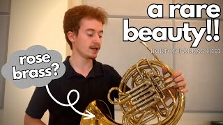 Video thumbnail for RARE & BEAUTIFUL Holton Farkas H181 French Horn!! | Instrument Reviews by Samuel Plays Brass