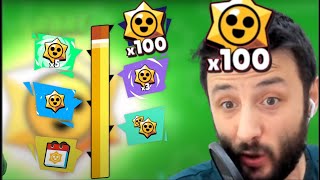 Rekor! 100 BEDAVA STAR HEDİYESİ ETKİNLİĞİ  🤩 Brawl Stars #100StarrDrops