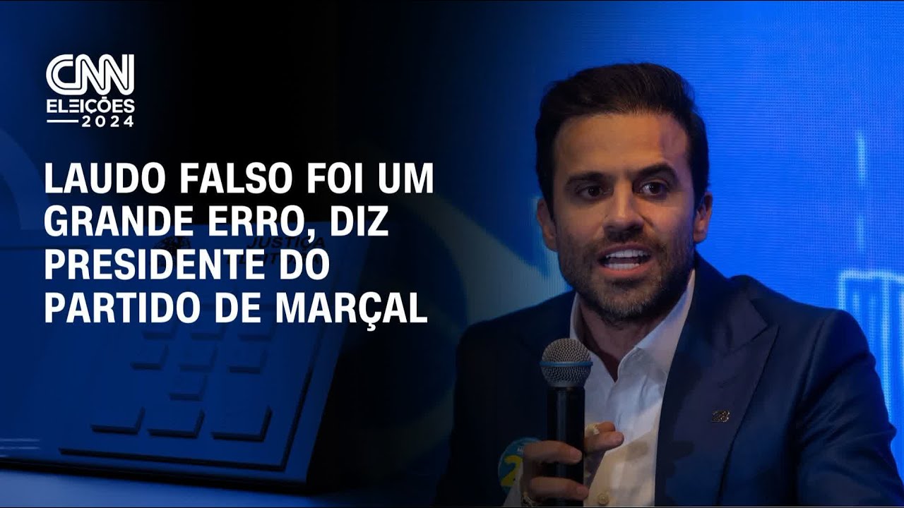 Laudo falso foi um grande erro, diz presidente do partido de Marçal | BASTIDORES CNN