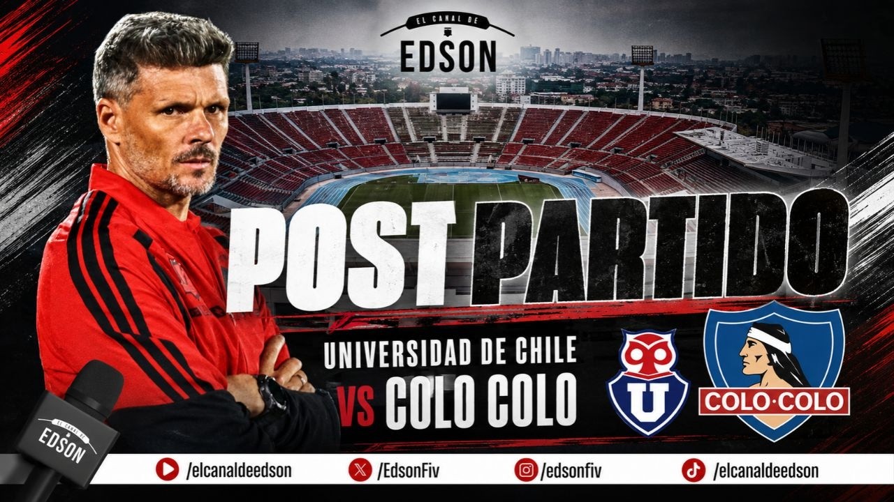 ⚪⚫ POST PARTIDO: U. DE CHILE VS COLO COLO | EN DIRECTO DESDE EL ESTADIO NACIONAL  ⚪⚫