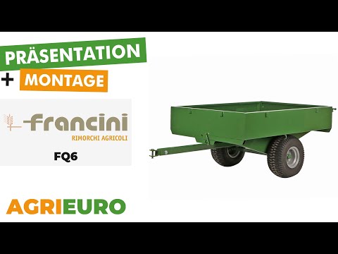 Produkt- und Montagevideo Francini FQ6 - Anhänger für Traktor aus Stahl - 150x110(h 25 cm)