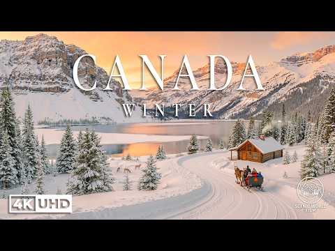 Canada Winer 4K - Enchanting Serene Landscapes & Untamed Natural Beauty | Video 4K Ultra HD