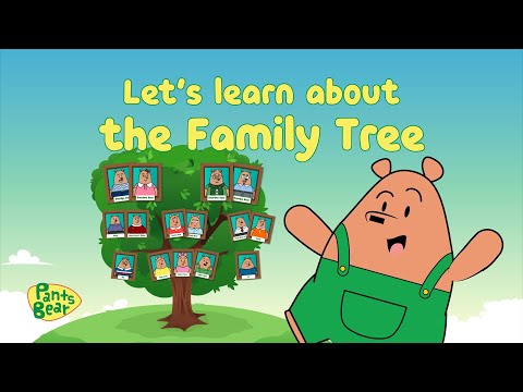 Family Tree For Kids | My Family Tree 🌳| Family Members | School Project | #PantsBear
