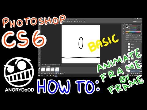 BASIC ANIMATION with PHOTOSHOP CS6 - Frame by Frame