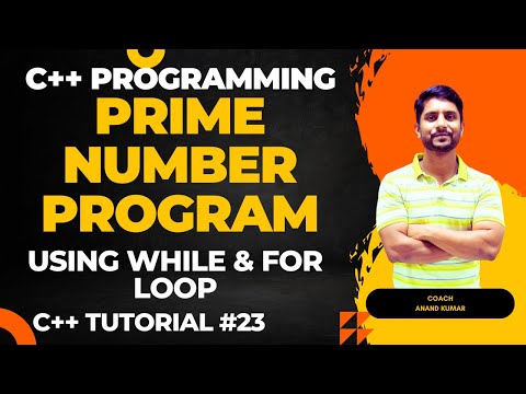 Prime Number Program in C | C Programming | In Hindi