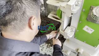 Production Test Of Pig Manure Organic Fertilizer Pellet Machine