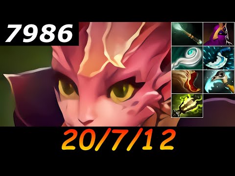 Dota 2 Dark Willow 7986 MMR 20/7/12 (Kills/Deaths/Assists) Ranked Full Gameplay