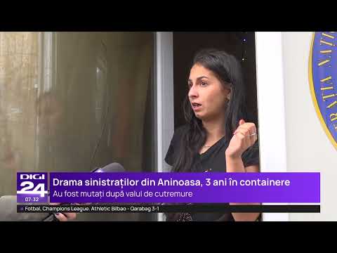 Drama oamenilor din Aninoasa, mutați în containere și uitați acolo. Cum arată viața în 20 de mp