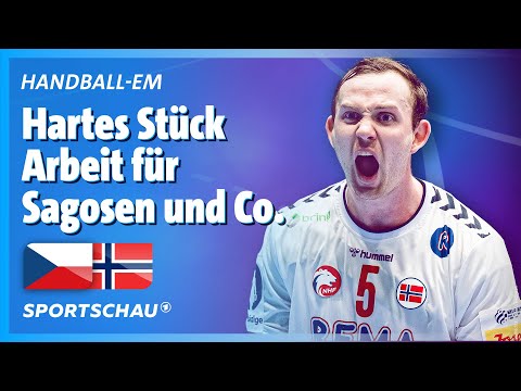 Video Thumbnail: Tschechien - Norwegen Highlights | Handball-EM 2026 | Sportschau