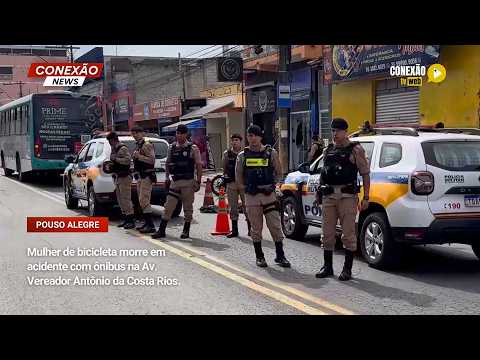 Vídeo: Mulher de bicicleta morre em acidente com ônibus na Av. Vereador Antônio da Costa Rios.
