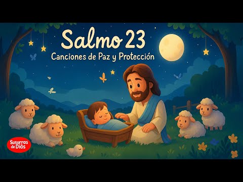 Canciones de cuna del Salmo 23 para dormir a tu bebé | Música cristiana para dormir tranquilamente