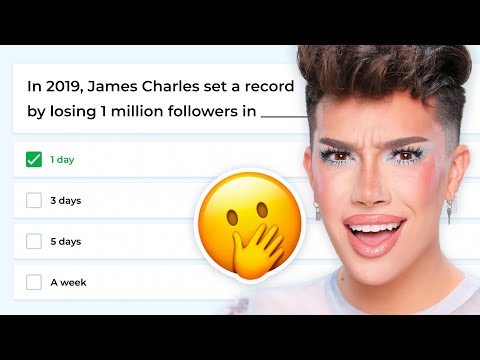 Taking IMPOSSIBLE James Charles Quizzes