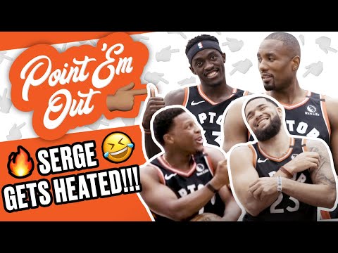 Toronto Raptors GOT Serge Ibaka HEATED! Storms Out!! 😂😂 | SLAM Point 'Em Out