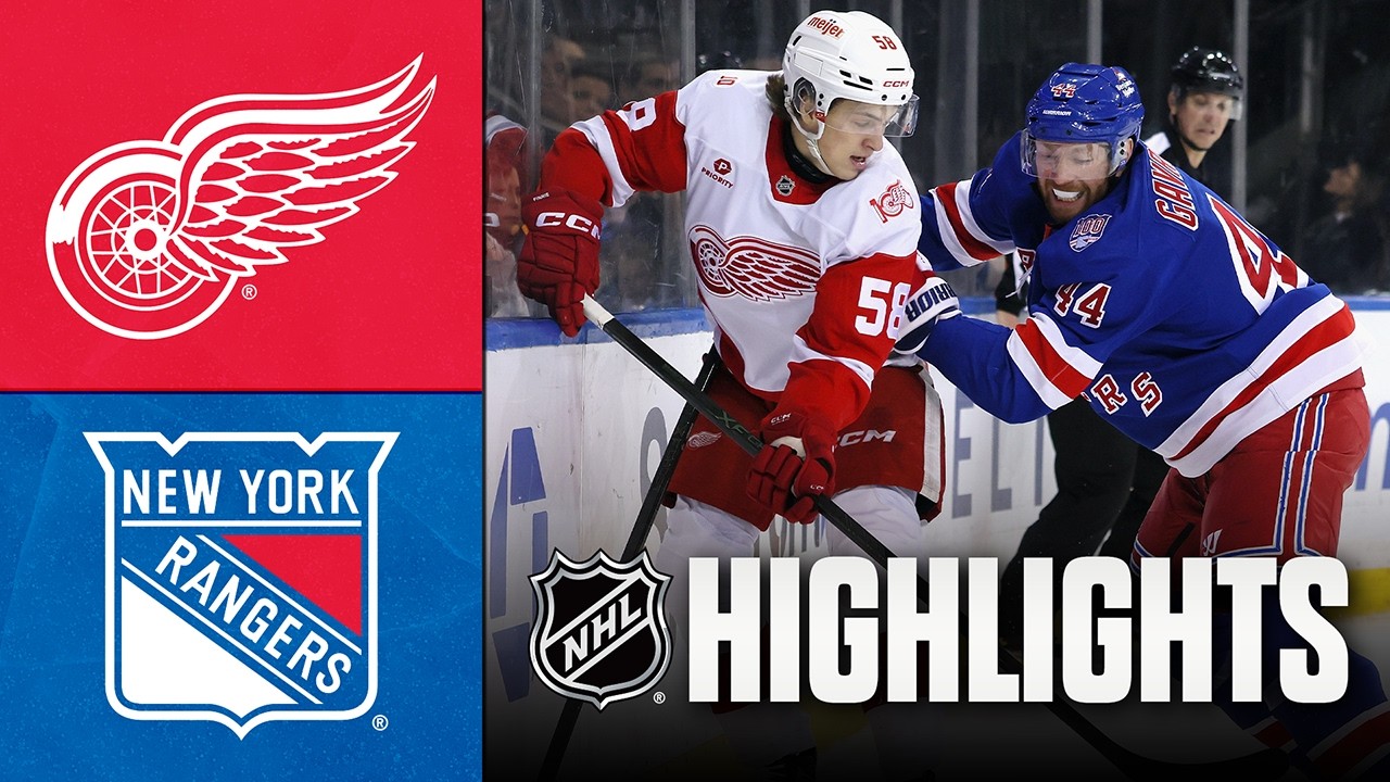 Red Wings vs. Rangers | NHL Highlights | April 04, 2026
