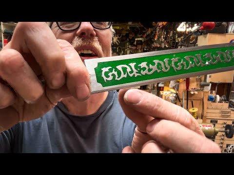 Adam Savage Sharpens His Crouching Tiger Sword Blade!