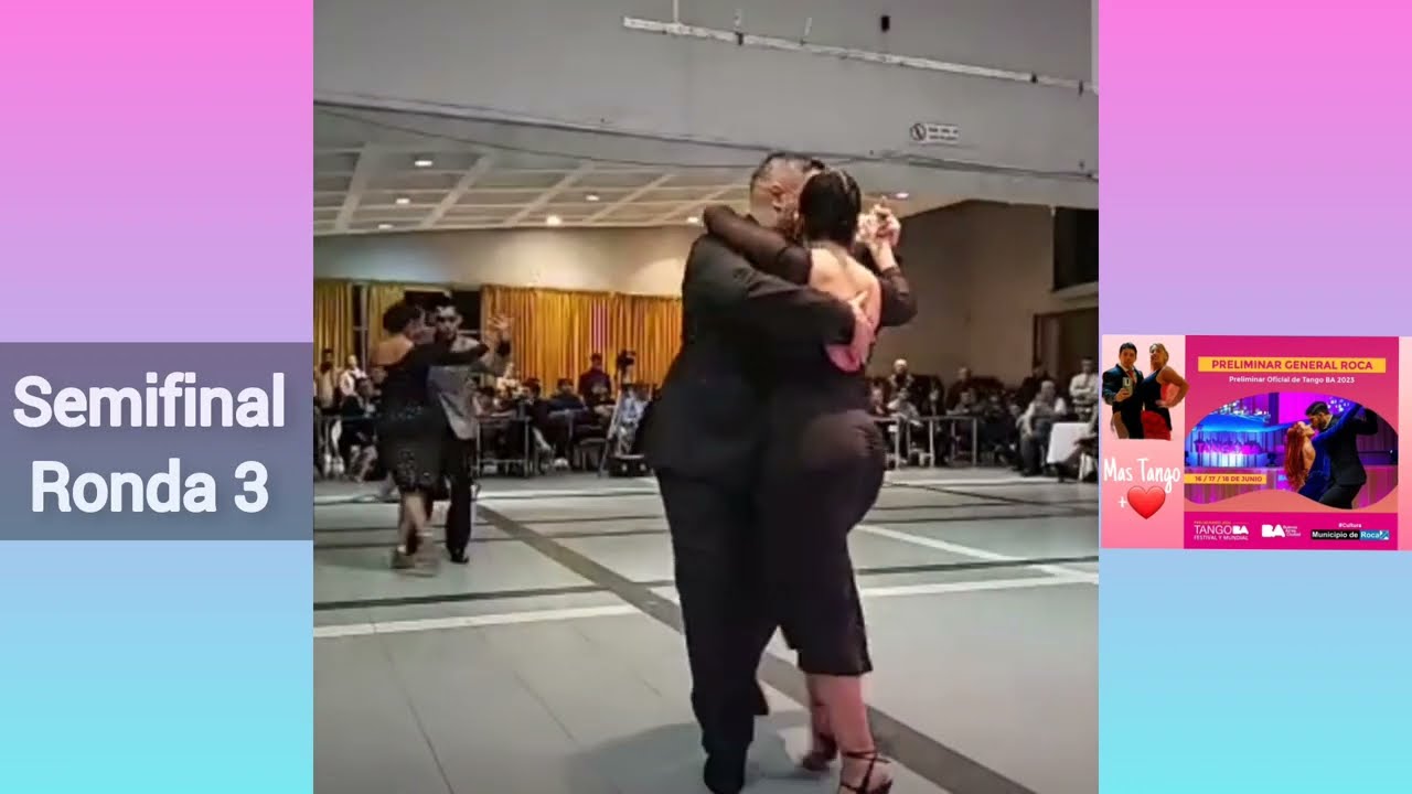 Preliminar Oficial General Roca 2.023 Semifinal Tango Pista Ronda 3 "Soñemos" Carlos Di Sarli