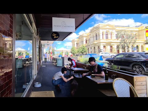 Northcote Melbourne Suburb Walking Tour. High Street. Australia 4K