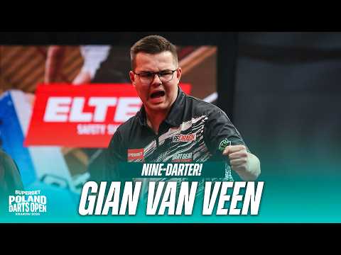 PERFECTION IN POLAND! 🔥🇵🇱 | GIAN VAN VEEN NINE-DARTER! | 2026 Poland Darts Open