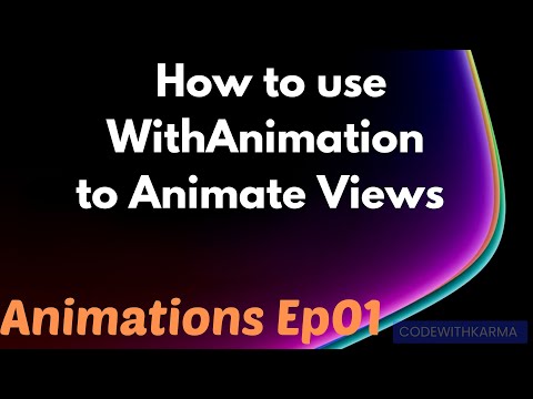 SwiftUI Animation Series Ep 01 |  How to use withAnimation