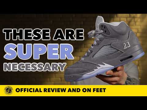 The Air Jordan 5 'Wolf Grey' Is One of the Best Non-OG Colorways Ever. In Depth Review and On Feet!