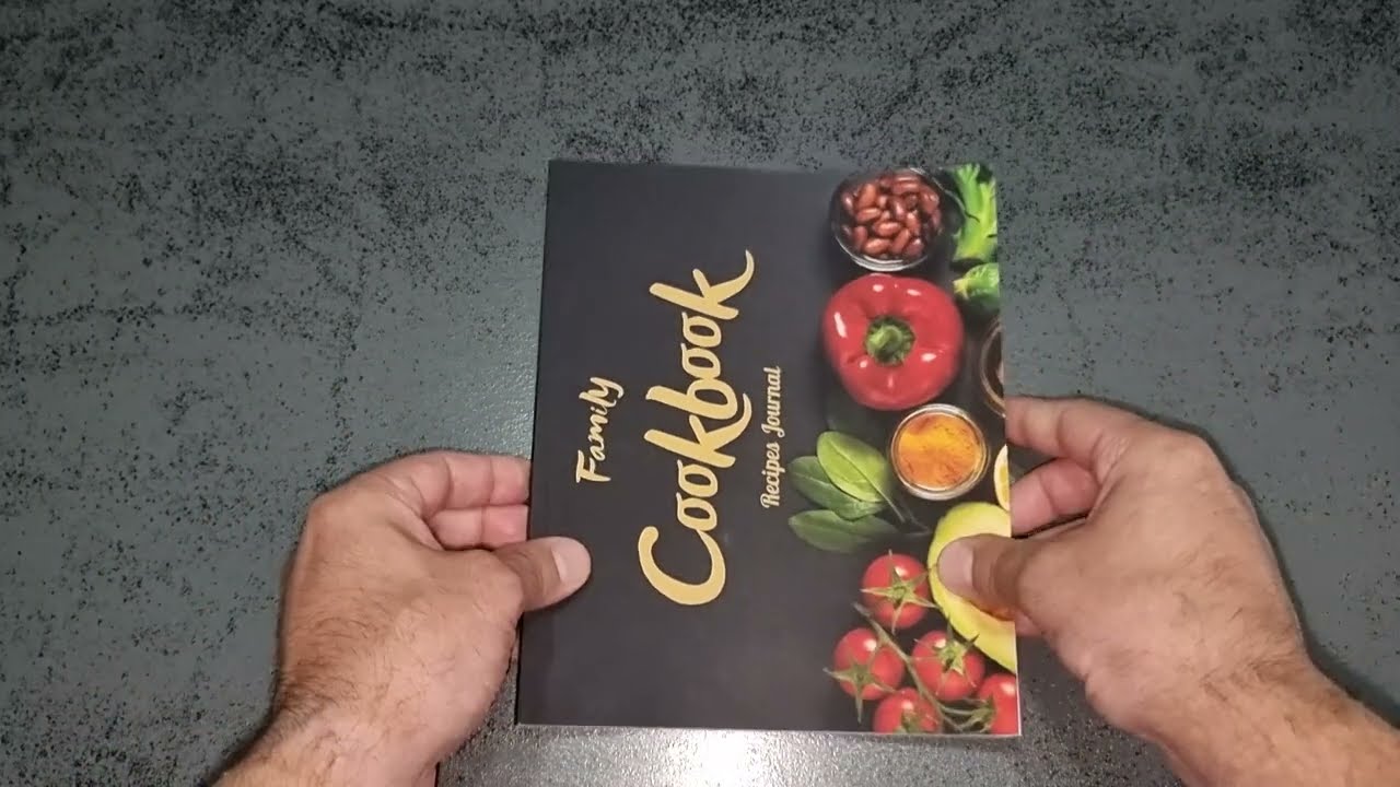 Family Cookbook Recipes Journal: Blank Recipe Book to Write In