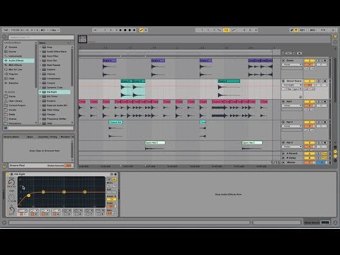 Making Drum Beats with Ableton Live - Part 1 (Glitch 110bpm)
