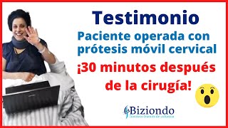 👉 Testimonio: Paciente tras una Cirugía Cervical con prótesis discales