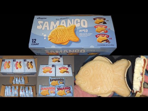 Costco Sale Item Review Binggrae Samanco Chocolate Strawberry and Red Bean Jam Taste Test Review