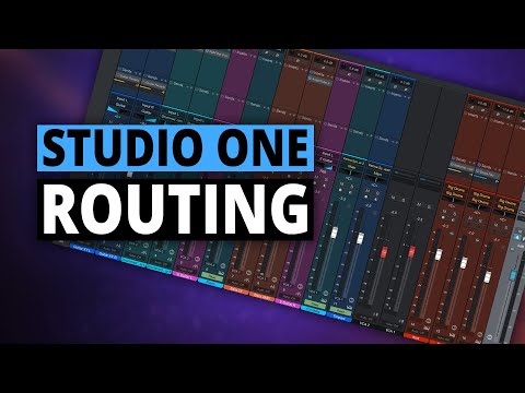 Studio One Routing (Inserts, Busses, FX Channels, VCAs)