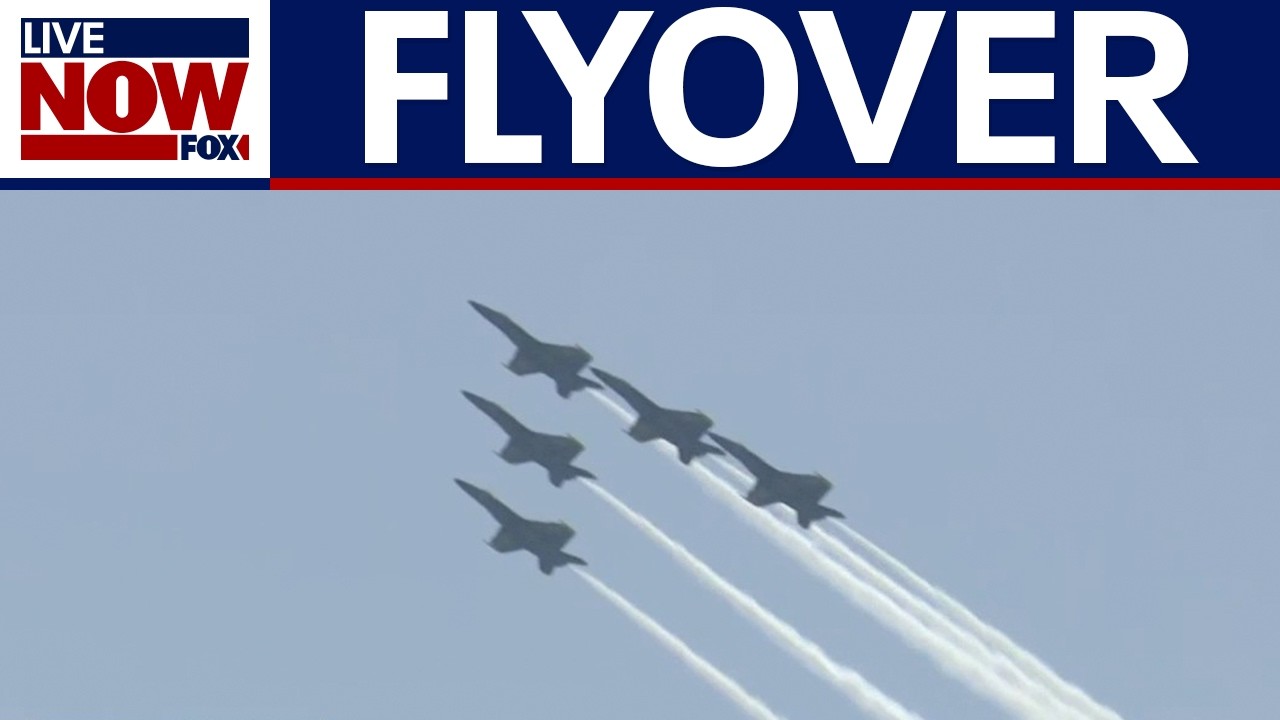 Blue Angels flyover in Pensacola, FL
