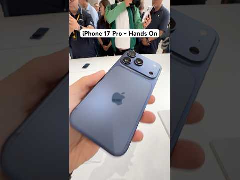 iPhone 17 Pro Hands On - Much better than the leaks!