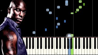 Tyrese - Gotta Get You (Piano Tutorial) [Synthesia]