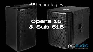 Video thumbnail for dB Technologies Opera 15 & Sub 618 by Proaudio