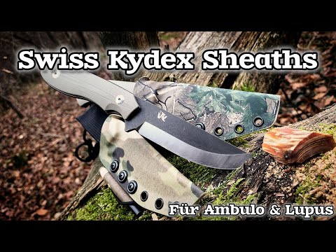 Swiss Kydex Sheaths - new knife sheath for my Ambulo Skandi and Odenwolf Lupus